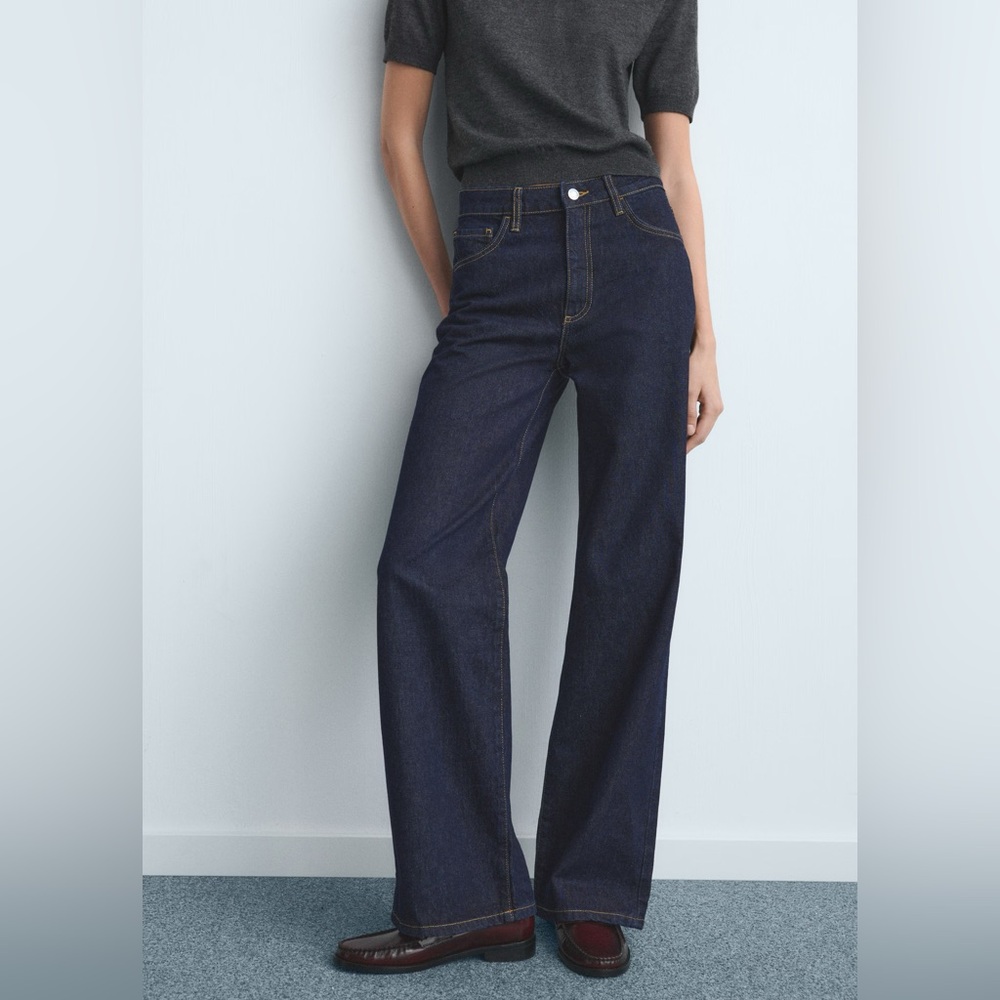 Mango DANILA HIGH-WAISTED‎ WIDE LEG JEANS